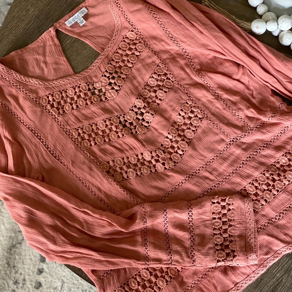 Patrons of Peace Crochet Boho Blouse
